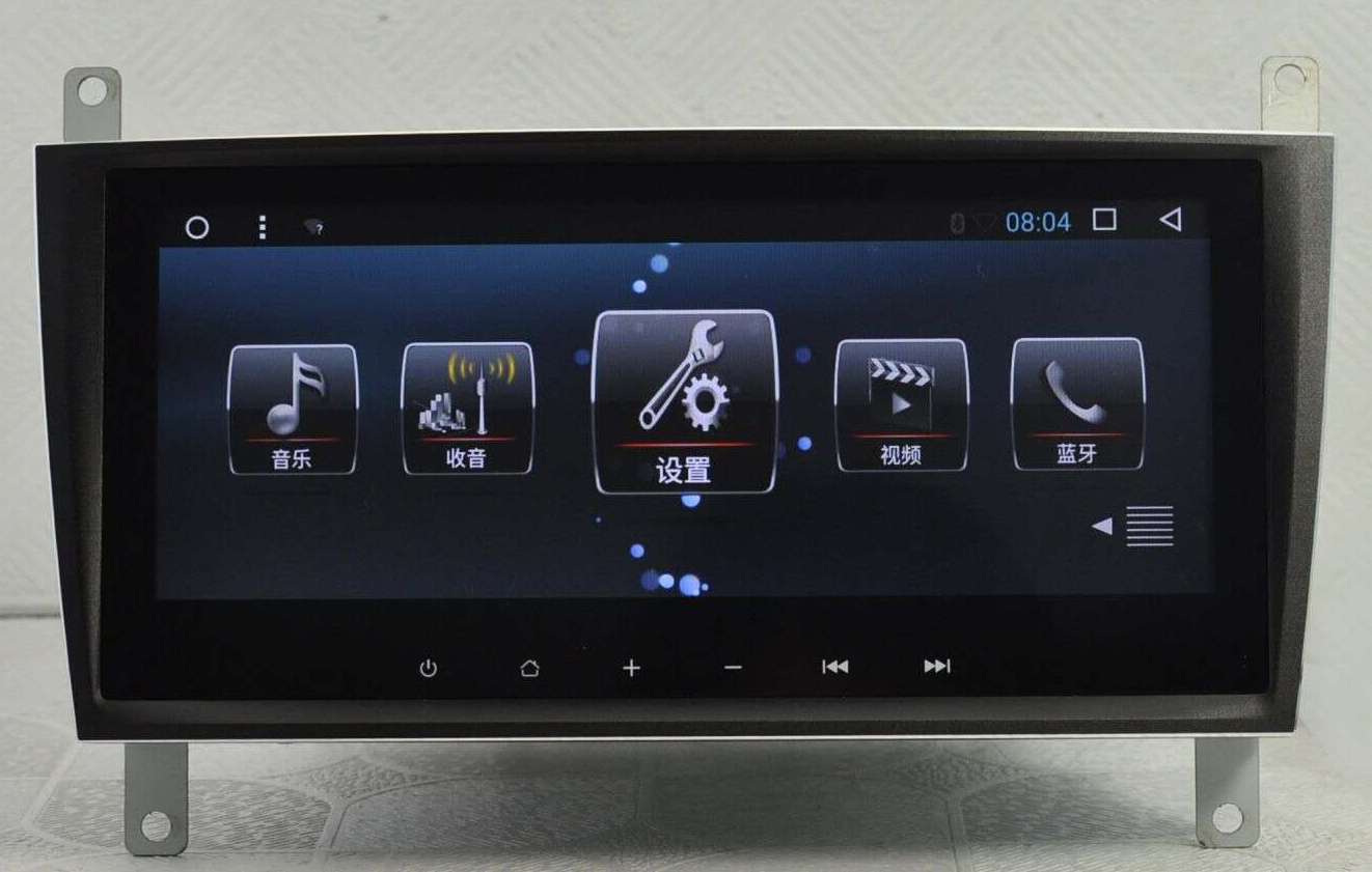 8.8" Octa-core Metal Trim Android Navigation Radio for Mercedes Benz C CLK W203 C200 C230 C320 CLK350-Phoenix Automotive